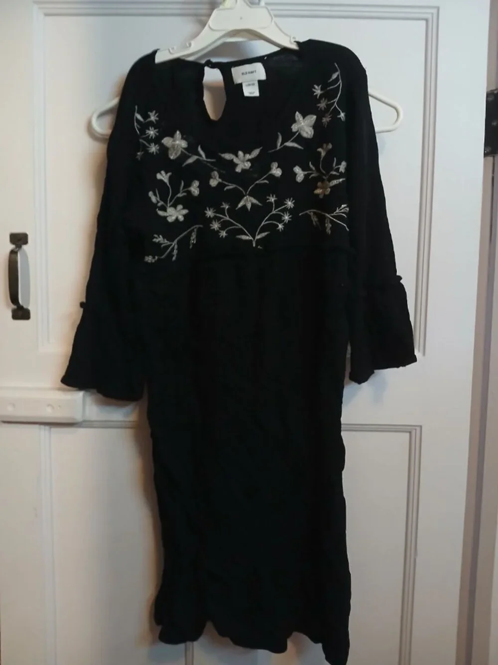 Old Navy L 10-12 Girls Black Dress